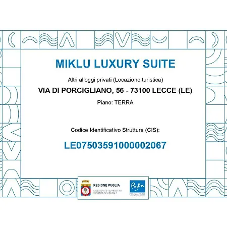 Miklu Luxury Apartment Lecce